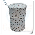painted household metal stronger galvanized dust bin with lid